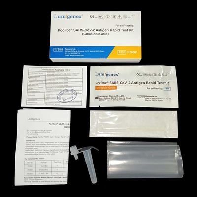 SARS-CoV-2 Antigen Rapid Test Kit for Self Testing CE 認定