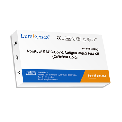 SARS-CoV-2 Antigen Rapid Test Kit for Self Testing CE 認定