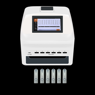 DiabeteのためのGlycosylatedヘモグロビン テスト キットは時間の解決する蛍光性のImmunochromatographicの試金によって診断する