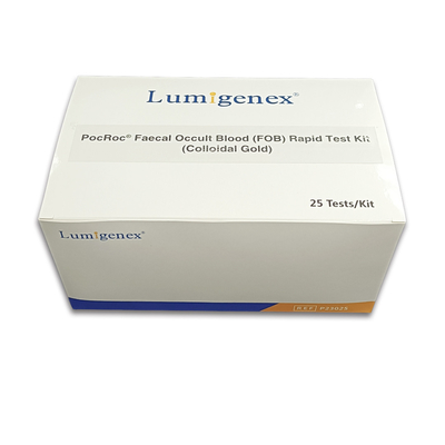 Lumigenex PocRoc FOB の急速なテスト キットのコロイド状の金のセリウムは証明しました