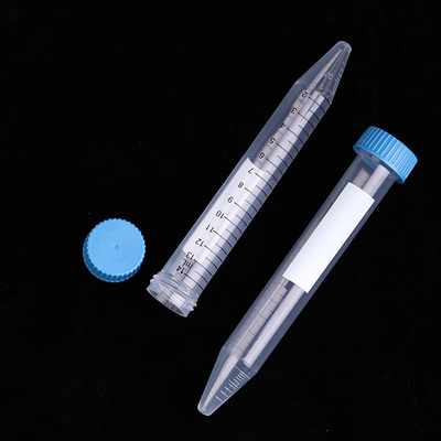 明確な 15ml の円錐形の遠心分離機の管のポリプロピレンの医学等級