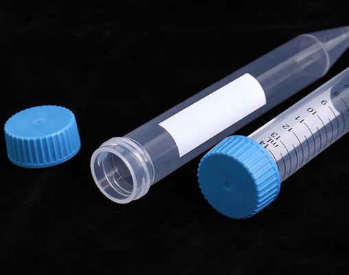 明確な 15ml の円錐形の遠心分離機の管のポリプロピレンの医学等級