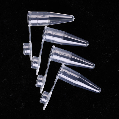 フラットキャップ付き透明PCR消耗品0.6ml PCRシングルチューブ