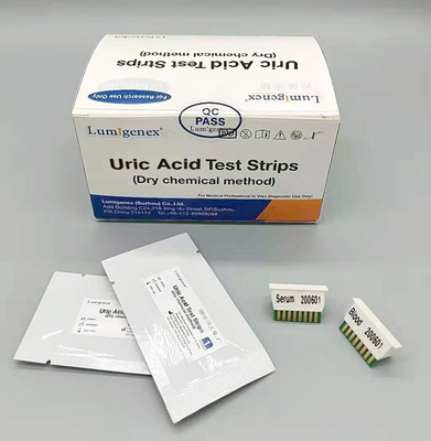 乾燥した化学 4 分の尿酸テスト ストリップ ISO13485 承認済み