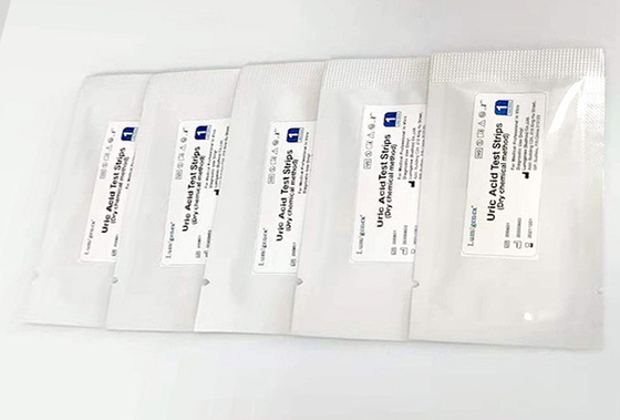 ISO13485承認尿酸テストストリップ乾式化学4分