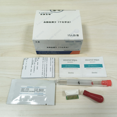 乾燥した化学方法の2つの分HDLの脂質の鋼板の試験のストリップ