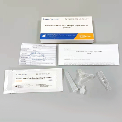 Covid19 用の SARS-CoV-2 抗原迅速検査キット (唾液) の高い感度と特異性