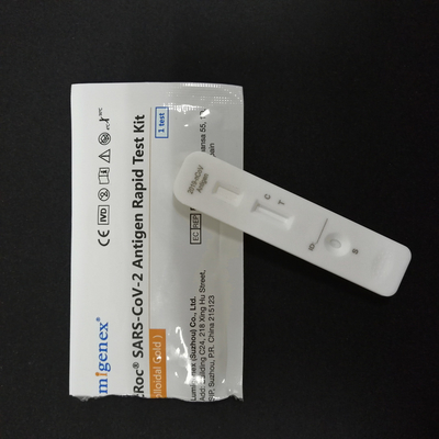 CEを使用した医療用Covid-19抗原迅速検査キット（金コロイド）