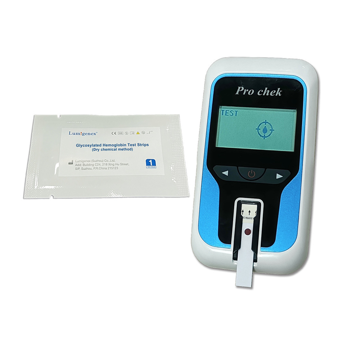 容易な操作の血糖のモニターのGlycosylatedヘモグロビン（HbA1C）テスト ストリップ（乾燥した化学方法）のセリウムは1つを登録した